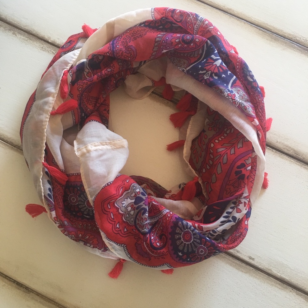 Patriotic boho scarf